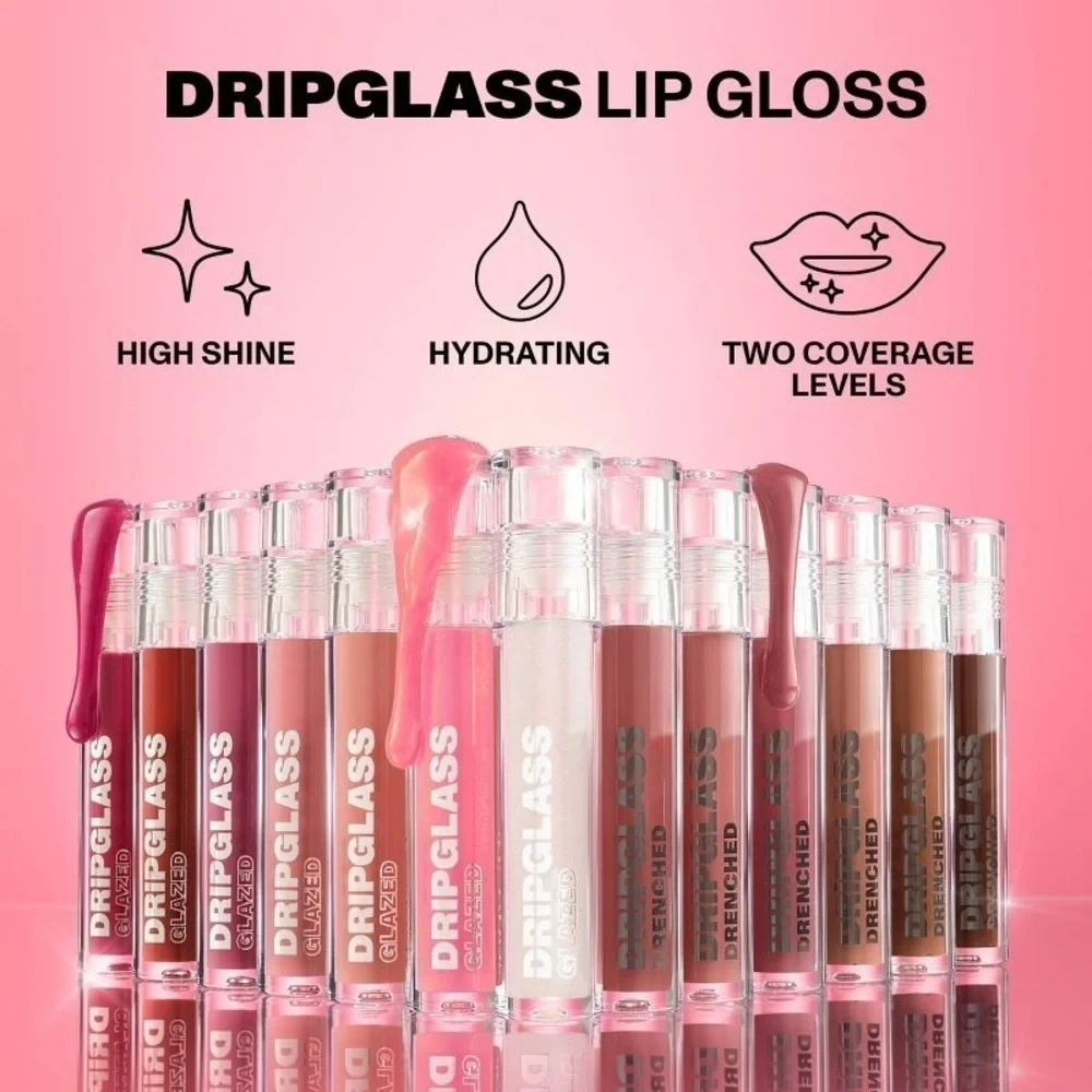 ❤️ 🆕 MORPHE Dripglass Drenched High Pigment Lip Gloss - 0.12 fl oz